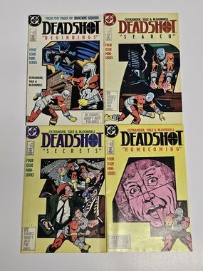 Deadshot #1-4 Complete Mini-Series Set (1988) DC Comics Suicide Squad